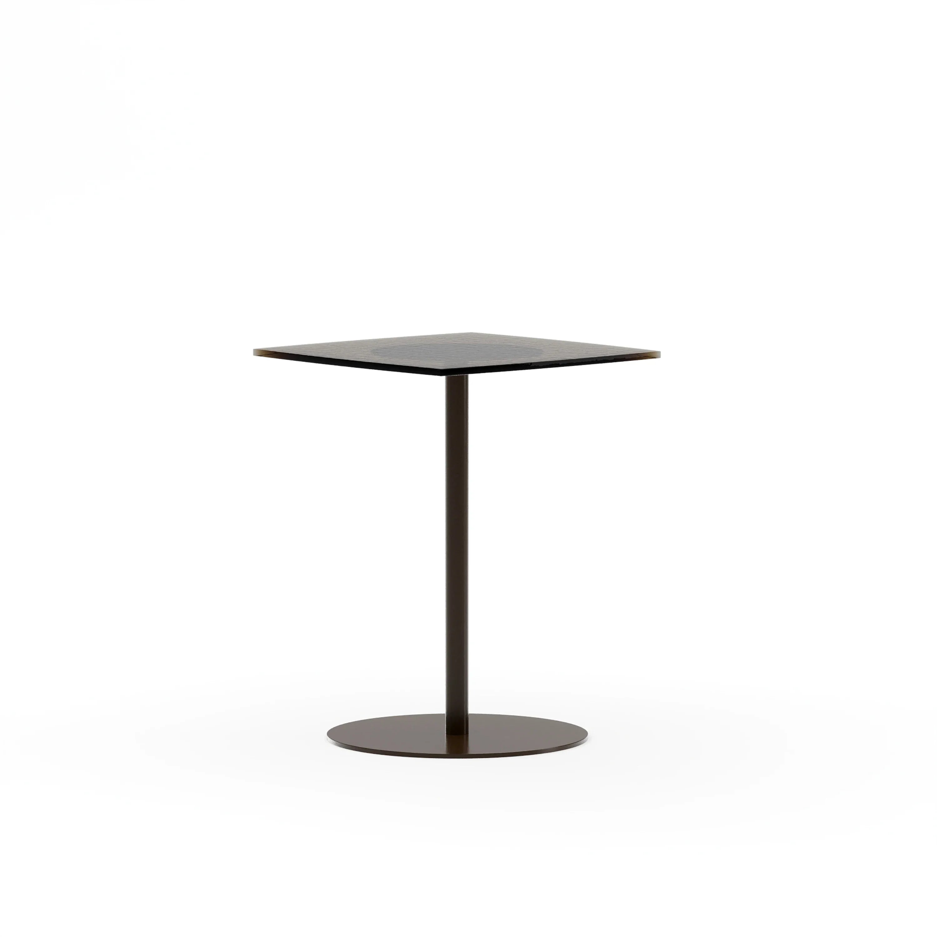 Resurface Bronze Glass Ped Side Table – Side & End Tables by Caracole | Sutter & Vale