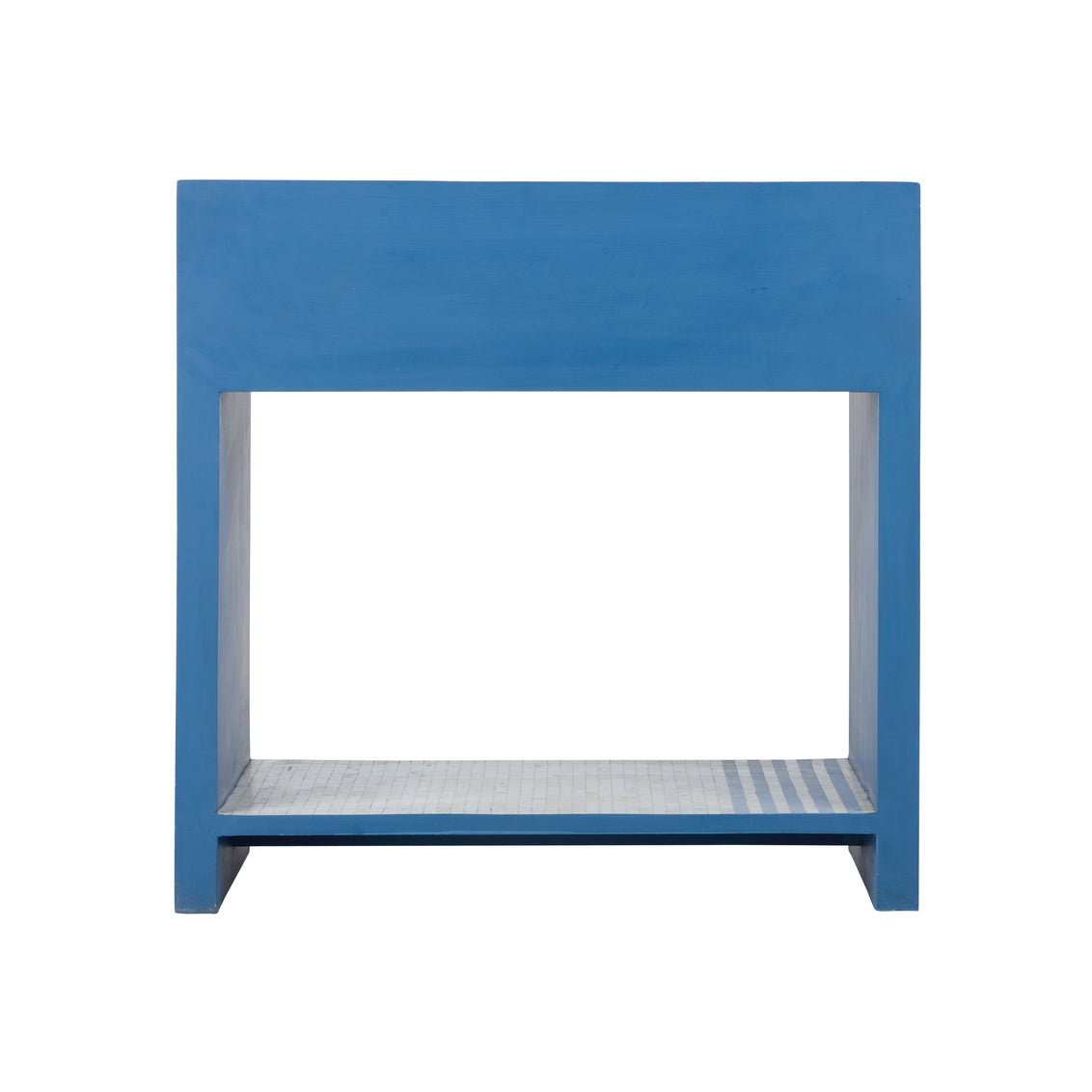 Bedside Table - Blue in 28.5 / Bone - Chelsea House