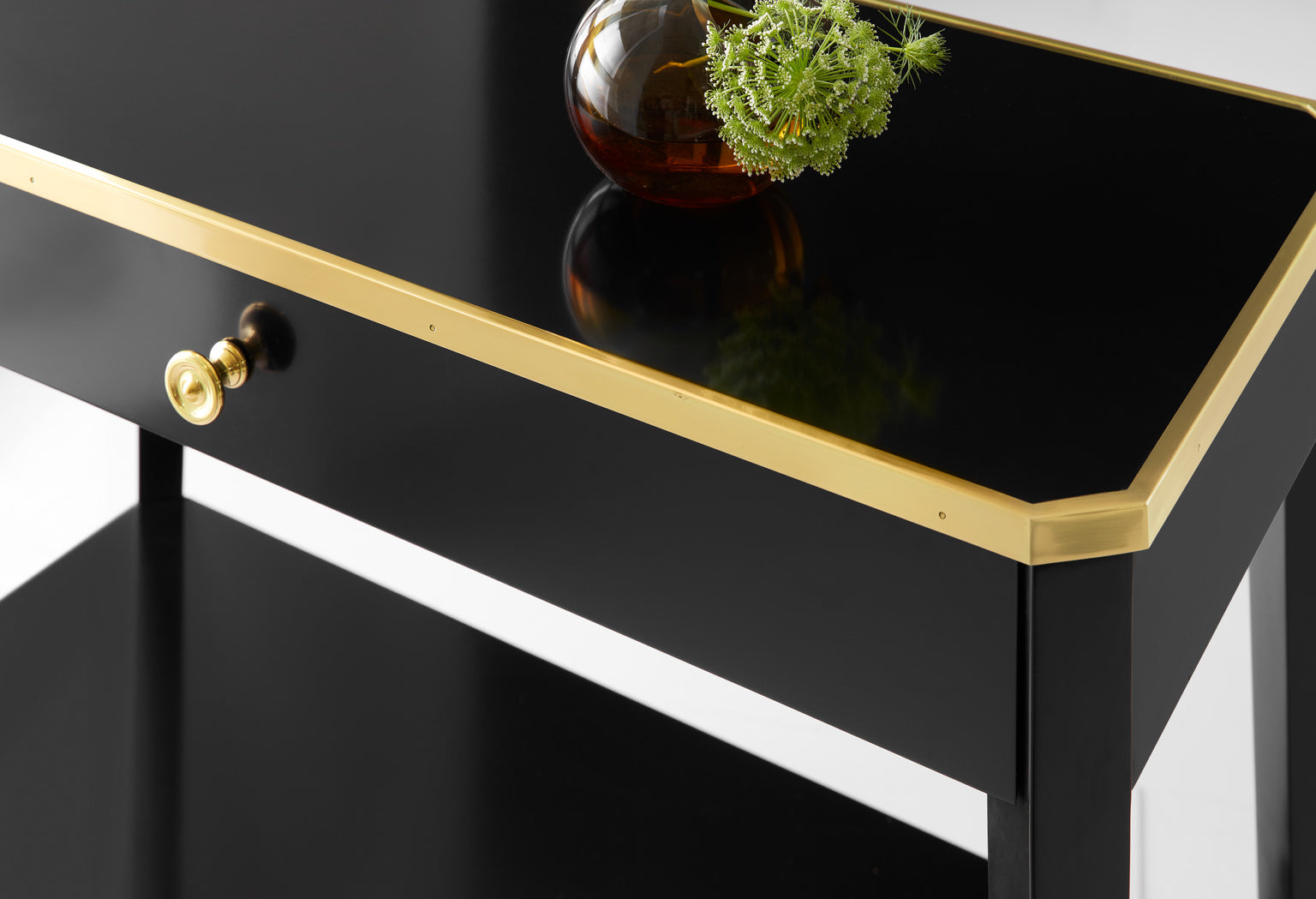 Modern History Niles Bedside Table-Ebony MH1150F02