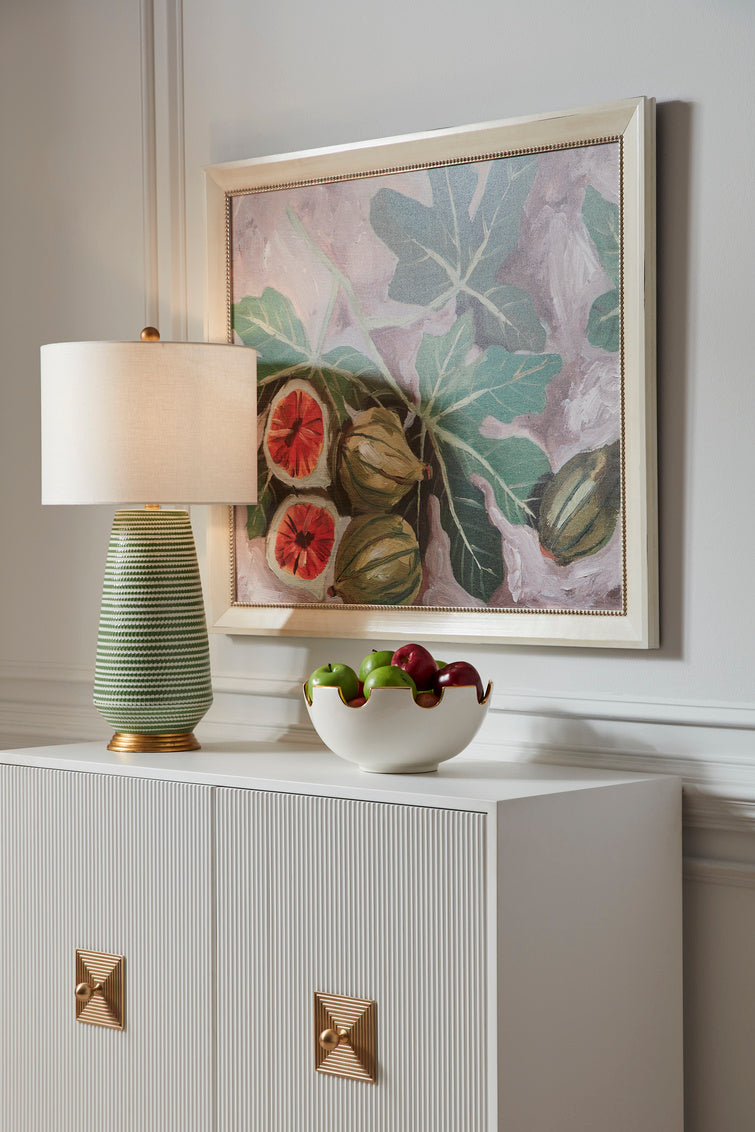 Hive Lamp - Green in 30 / Ceramic/Porcelain - Chelsea House