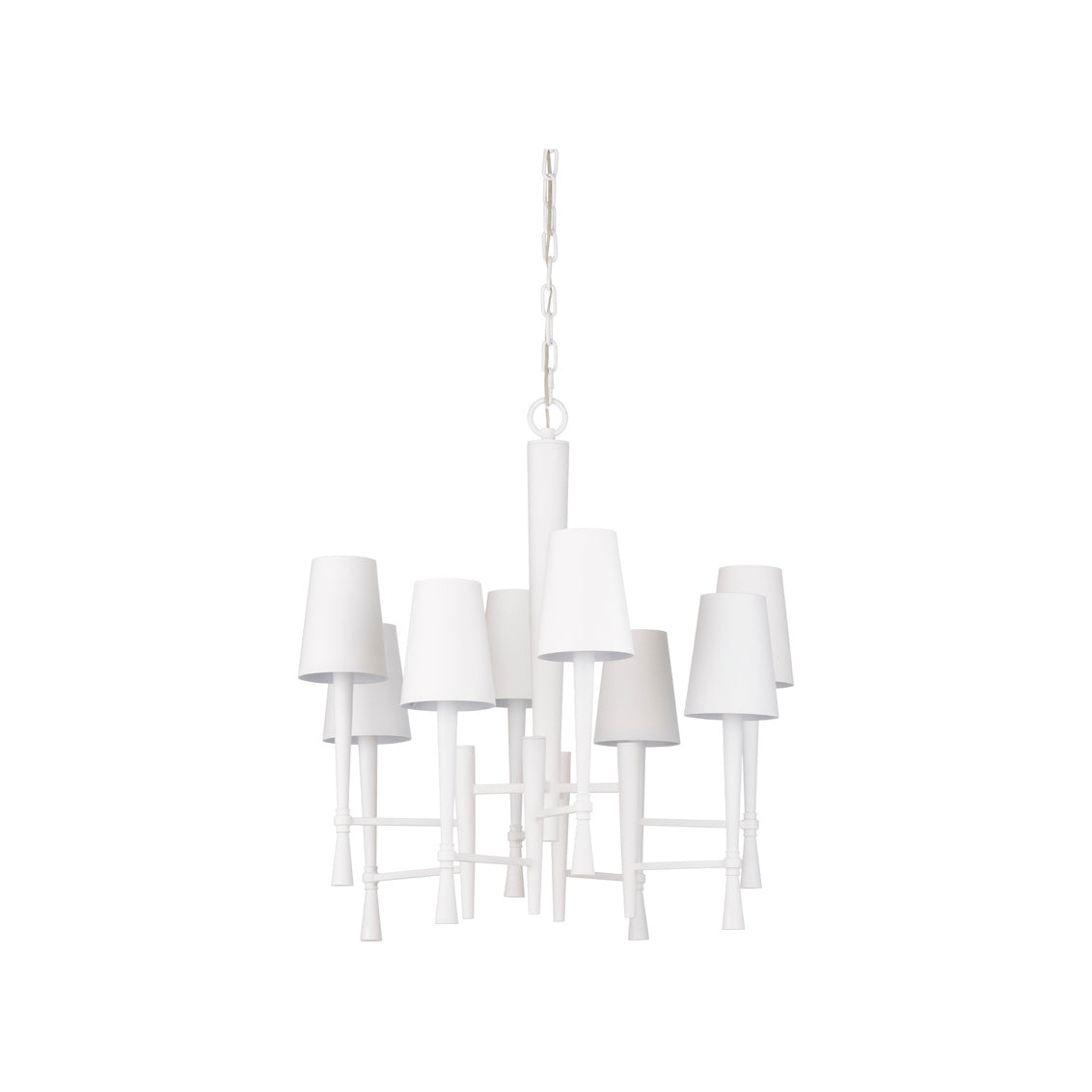 White Ferrier Chandelier