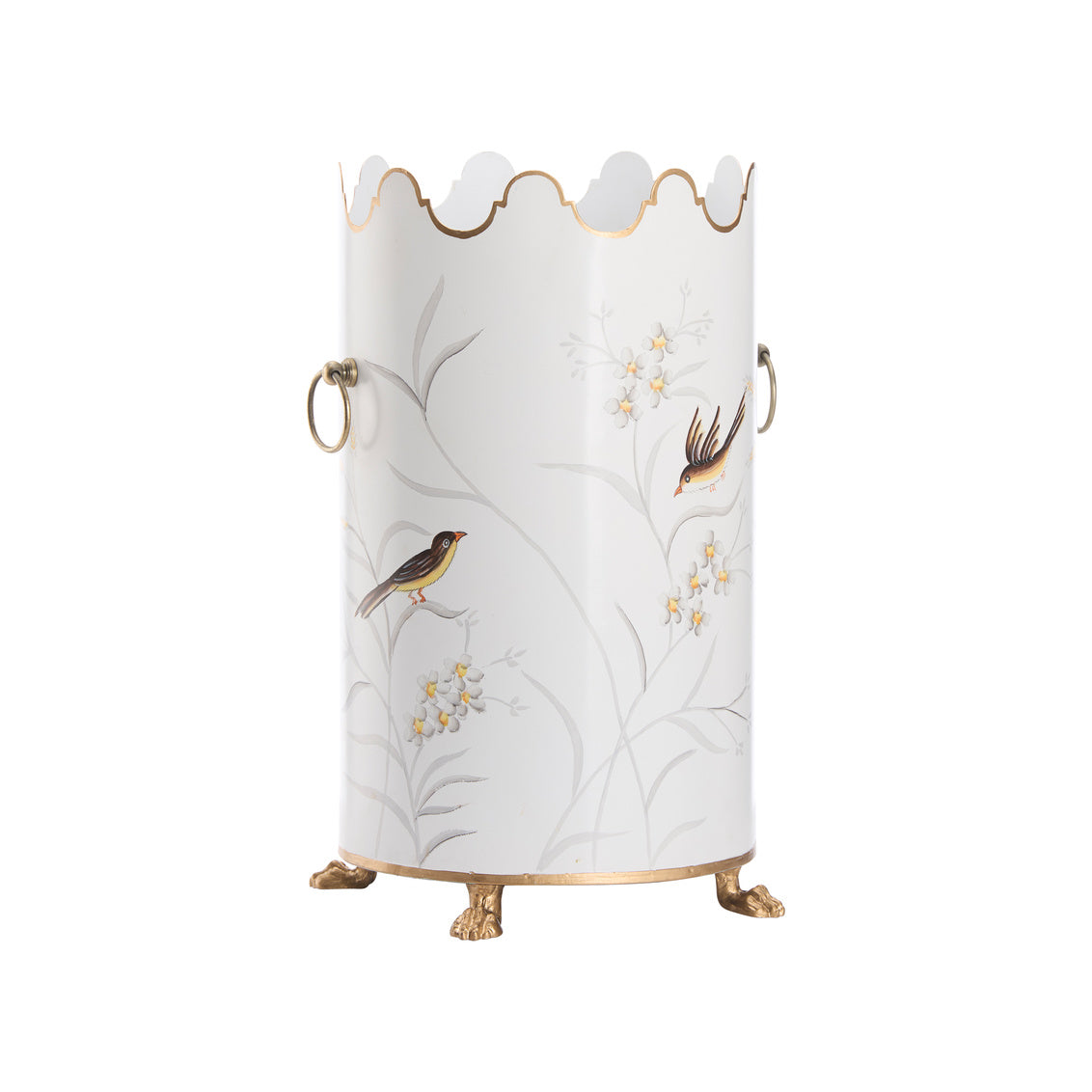 Aviary Umbrella Stand - Cream in 18 / Iron - Chelsea House