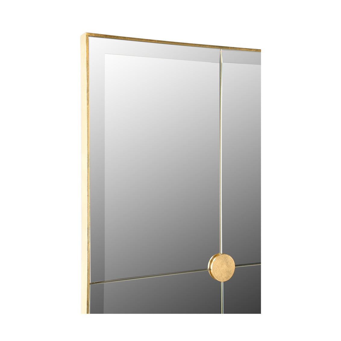 Loire Mirror - Gold (Lg) in 58 / Wood - Chelsea House