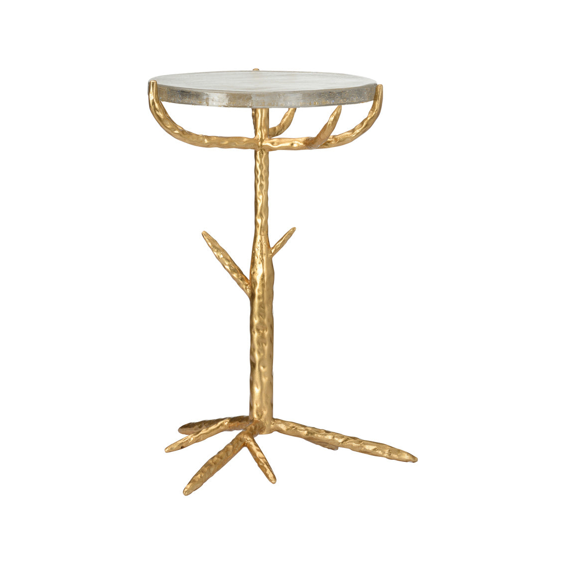 Gold Twig Side Table in 20 / Glass - Chelsea House