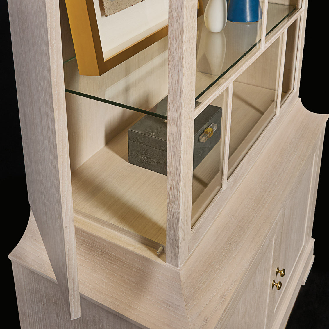 Washed Oak Bookcase
