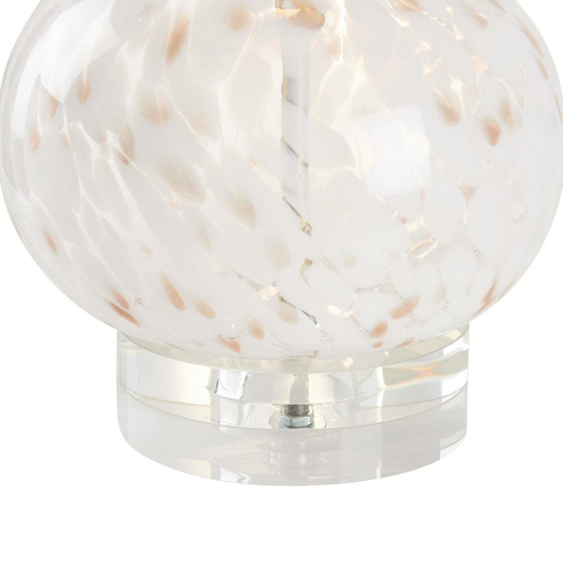 Emilio Table Lamp in Mottled Blue/Clear / Glass - Chelsea House