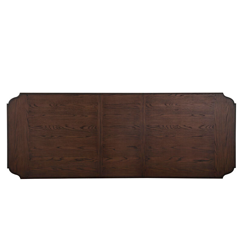 Mathis Extension Dining Table - Rustic Antique Oak