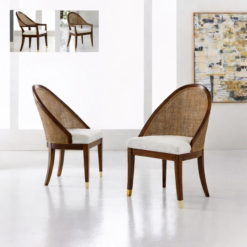 Lyon Side Chair-Walnut