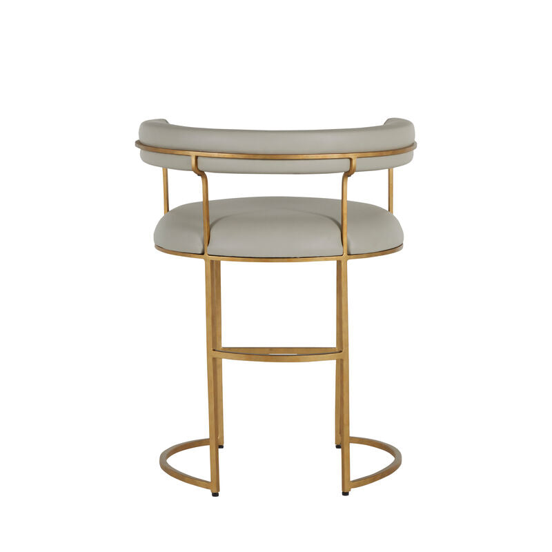 Mack 23.5' Counter Height Stool - White