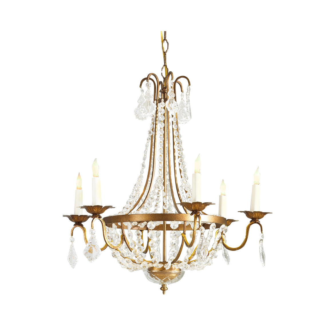 Empire Chandelier in 25.5 / Crystal - Chelsea House