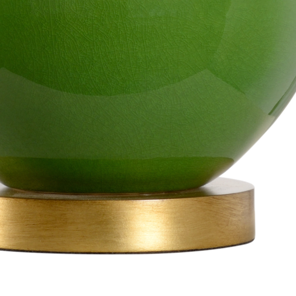Gourd Lamp - Green in 27 / Ceramic/Porcelain - Chelsea House