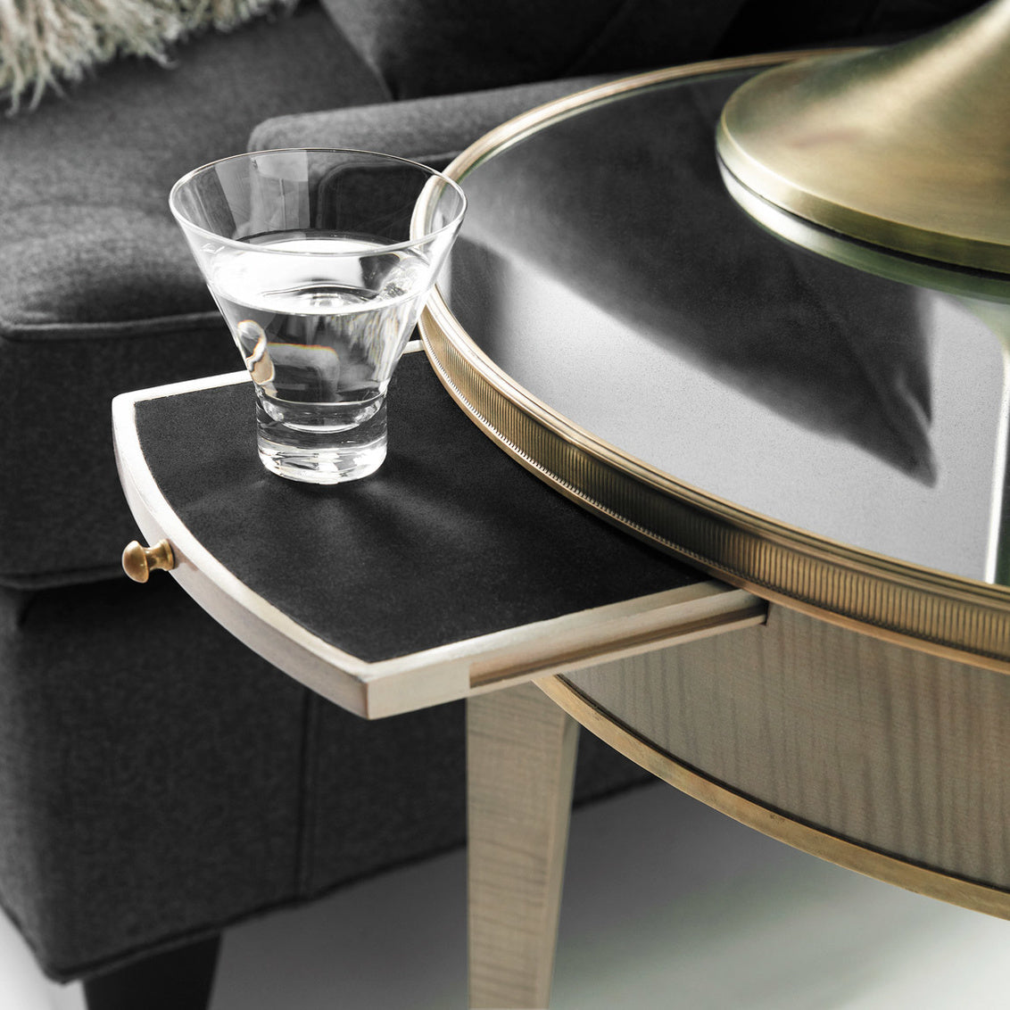 Tuxedo End Table-Grey Sycamore – Side Tables by Modern History | Sutter & Vale