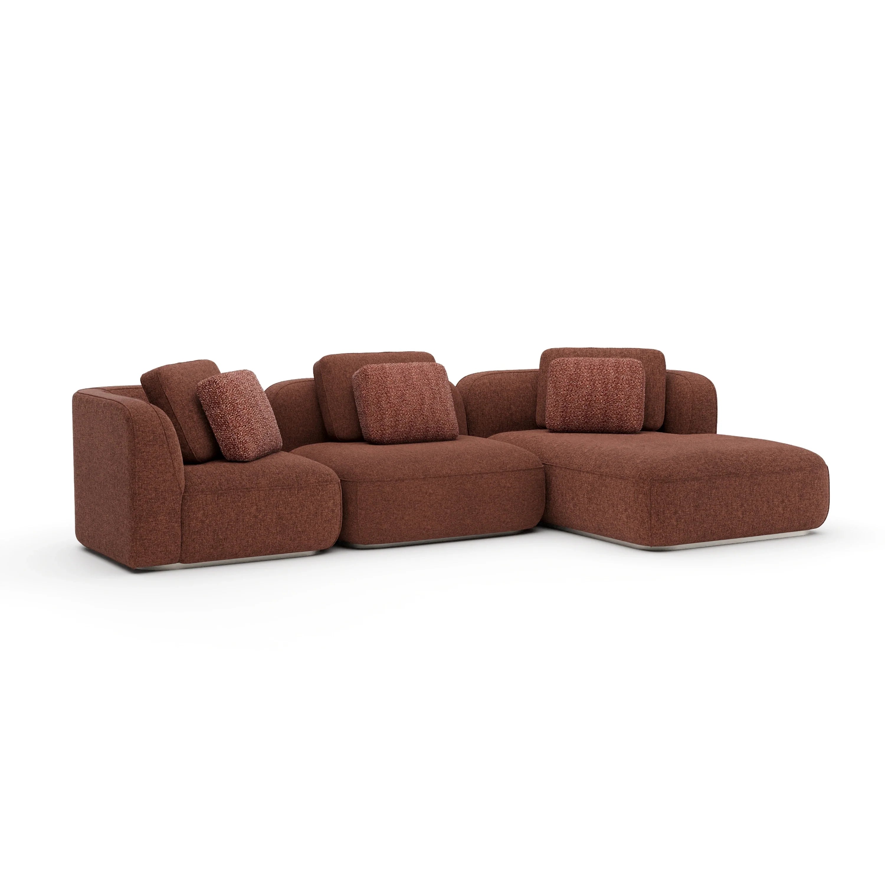 Sasso Right Chaise Sec Large - Saffron - Sectionals by Caracole
