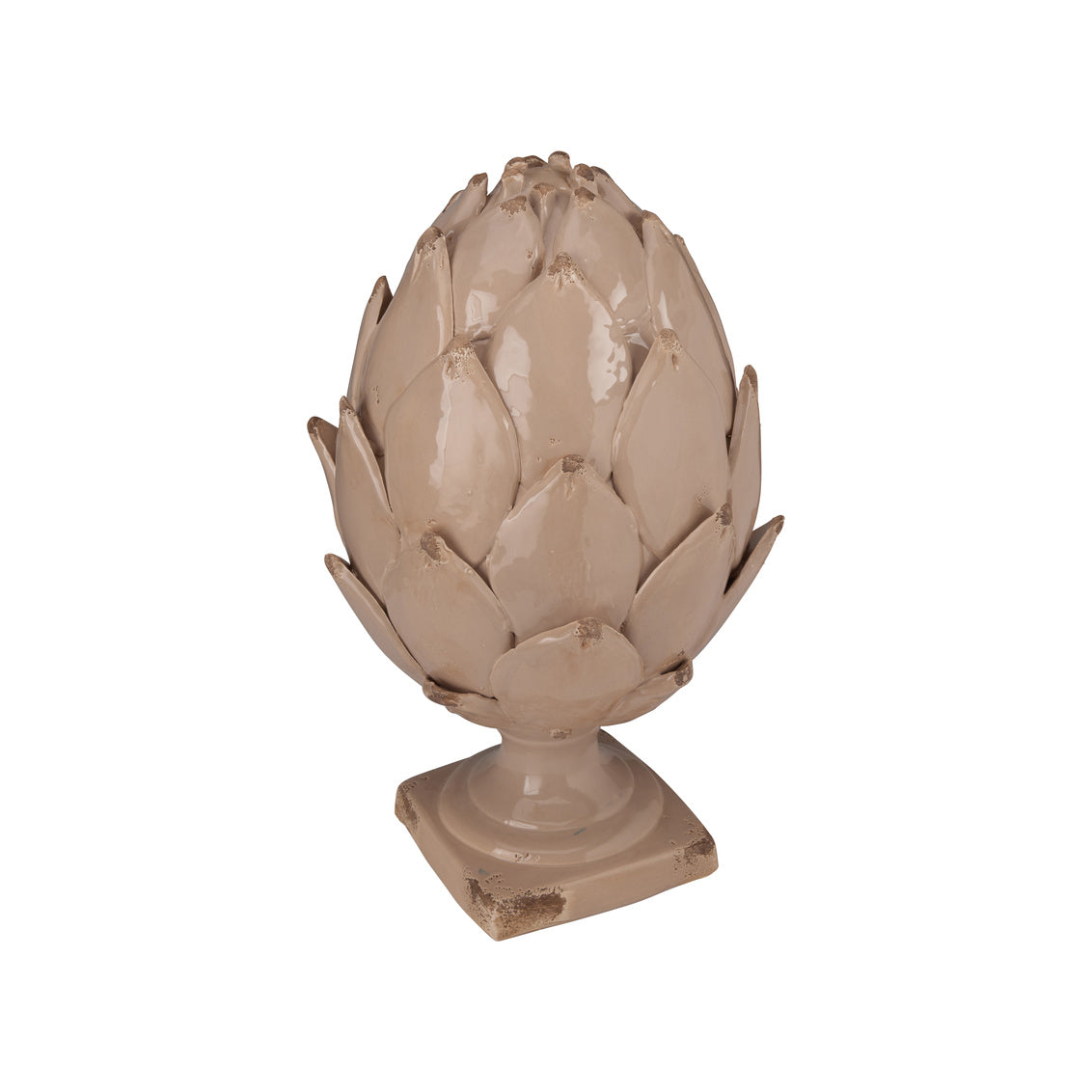 Beige Artichoke in 21.5 / Ceramic/Porcelain - Chelsea House