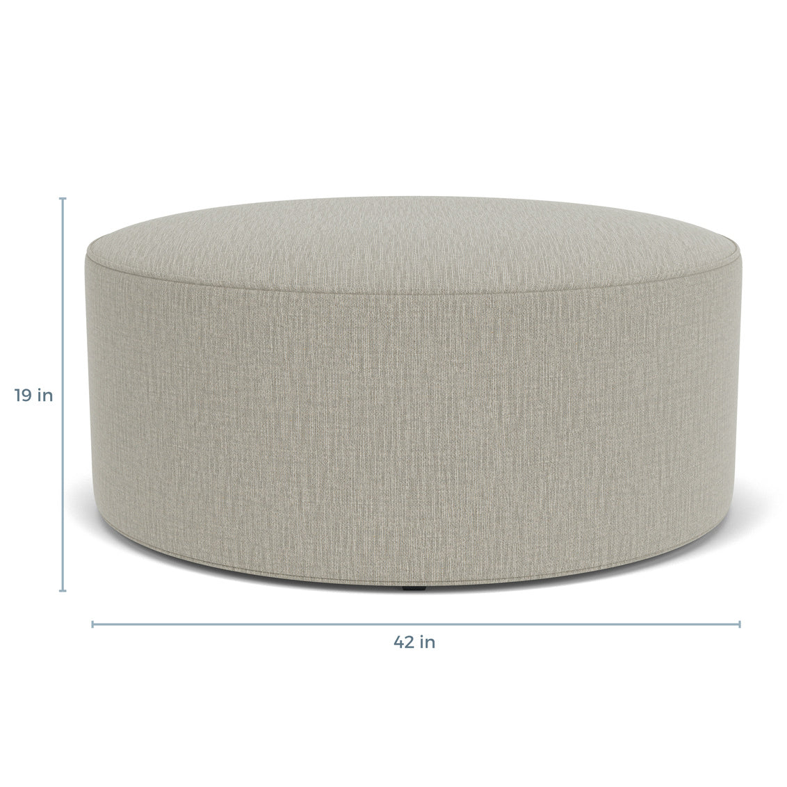 Amy 42' Round Ottoman