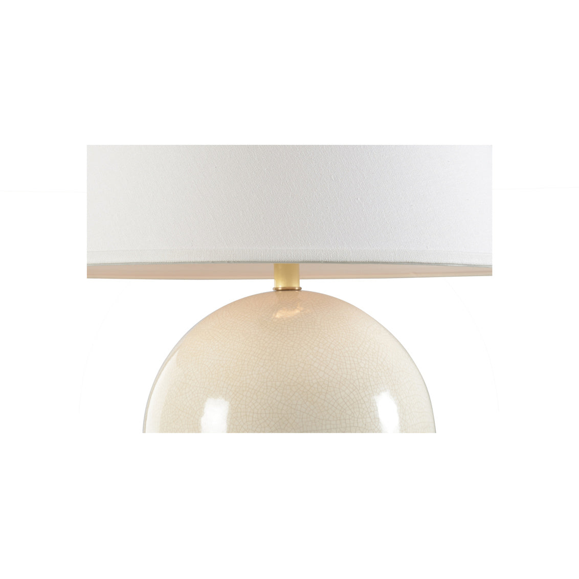 Sphere Table Lamp - Cream in 30 / Ceramic/Porcelain - Chelsea House