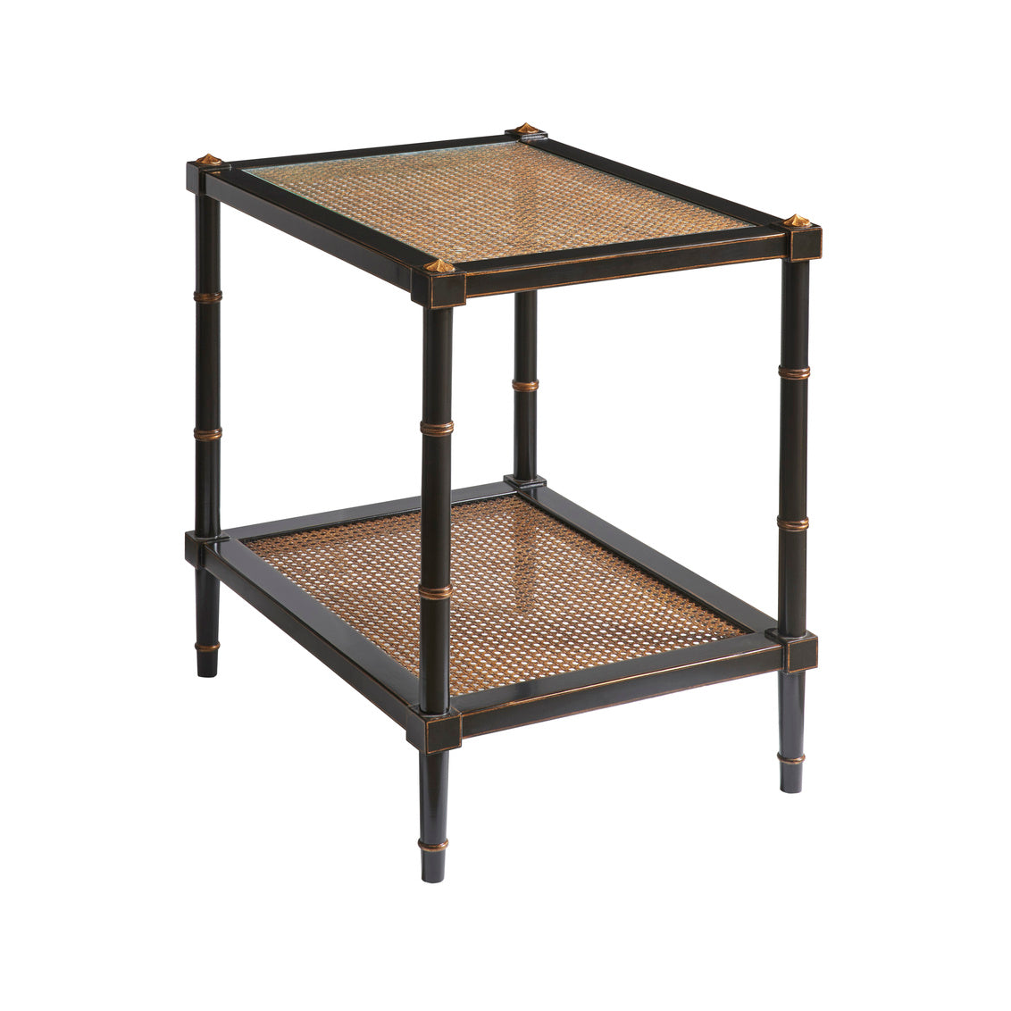 Conner Cane End Table in 28.5 / Wood - Chelsea House