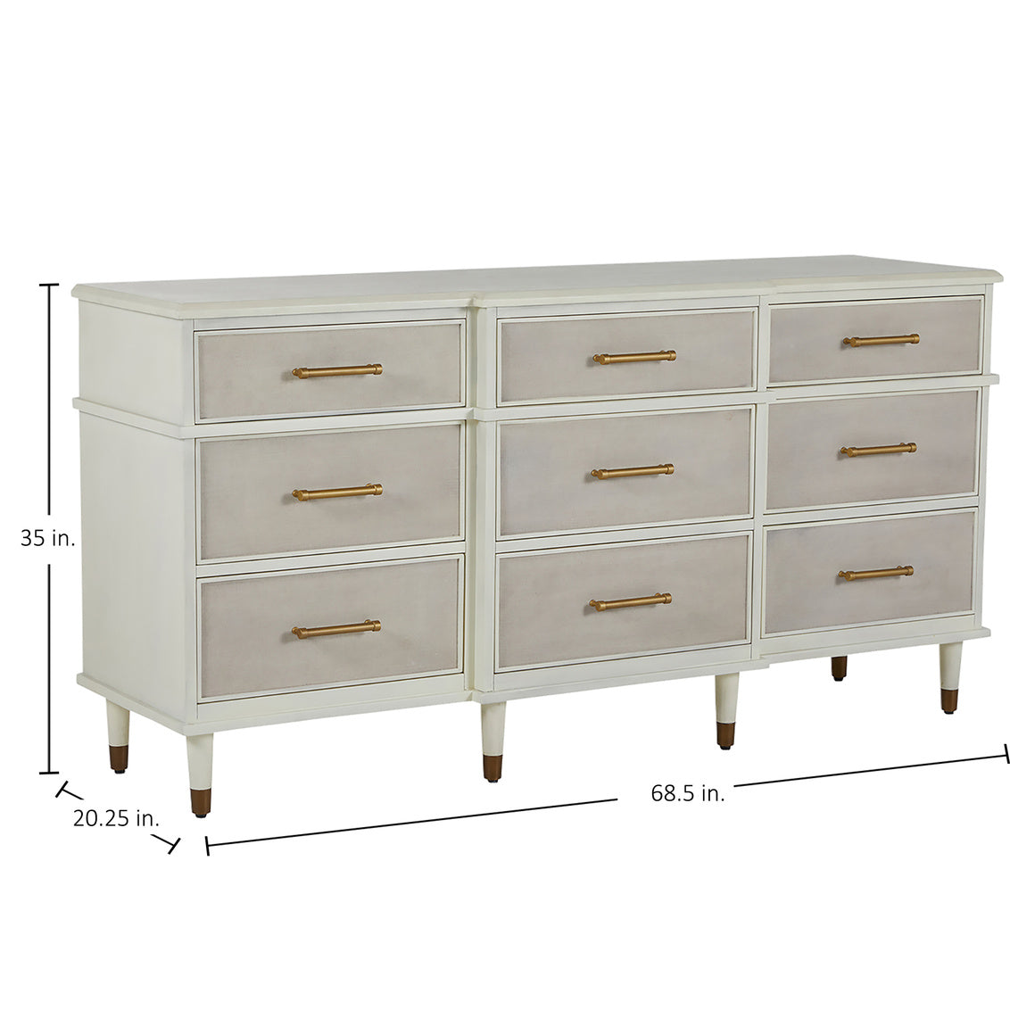 Leona Dresser - White