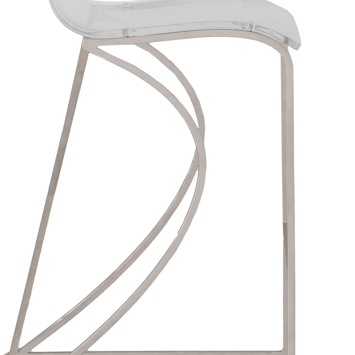 Johnson 24.75' Counter Height Stool - Silver