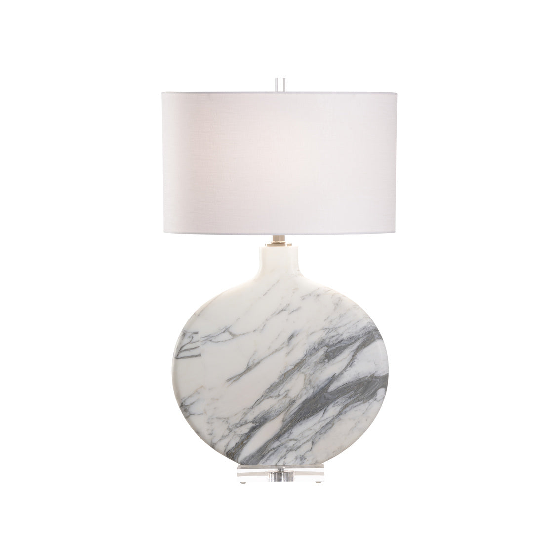 Lizzie Lamp - Black in 29.5 / Marble - Chelsea House