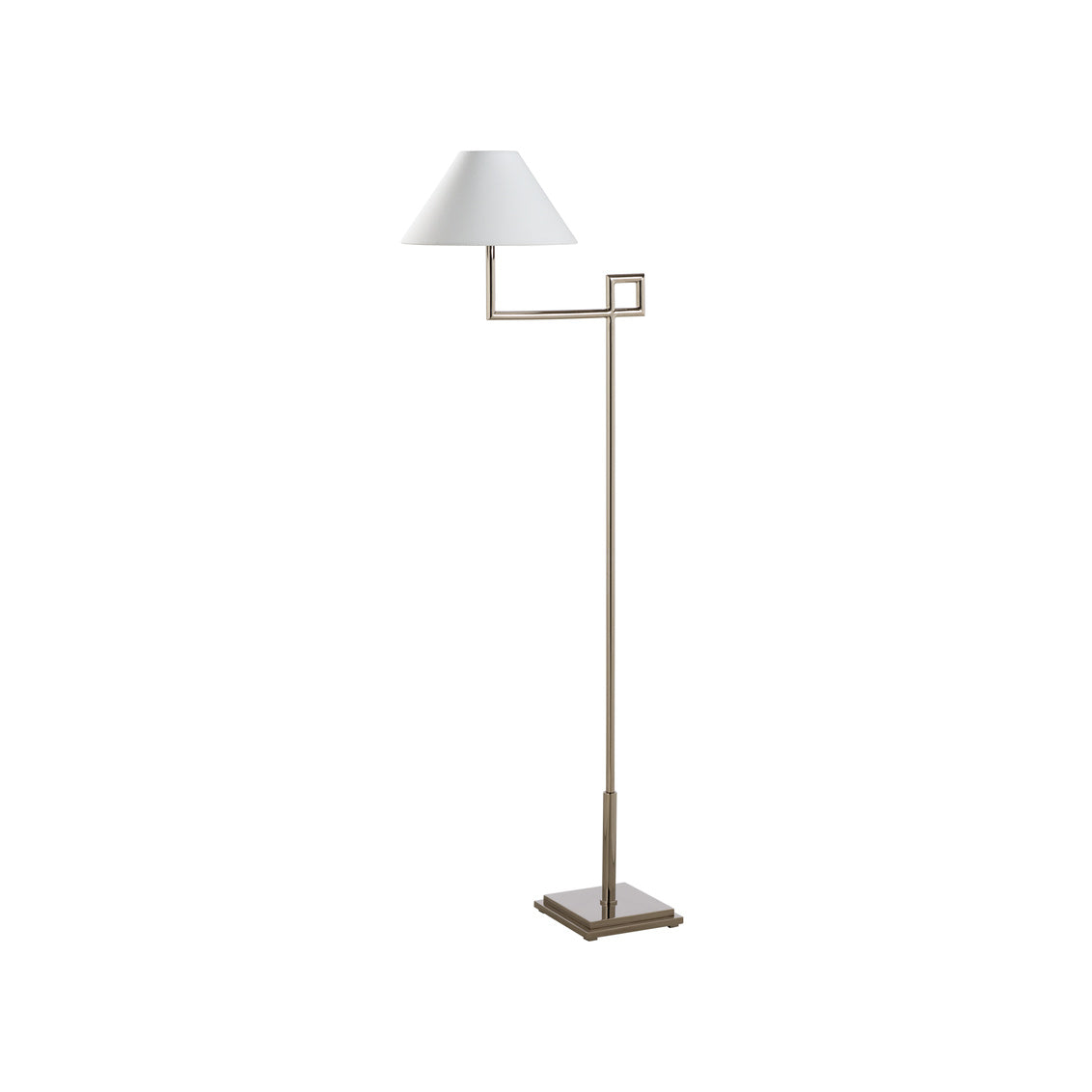 St. Dunstan Floor Lamp - Polished Nickel in 55.5 / Metal - Chelsea House