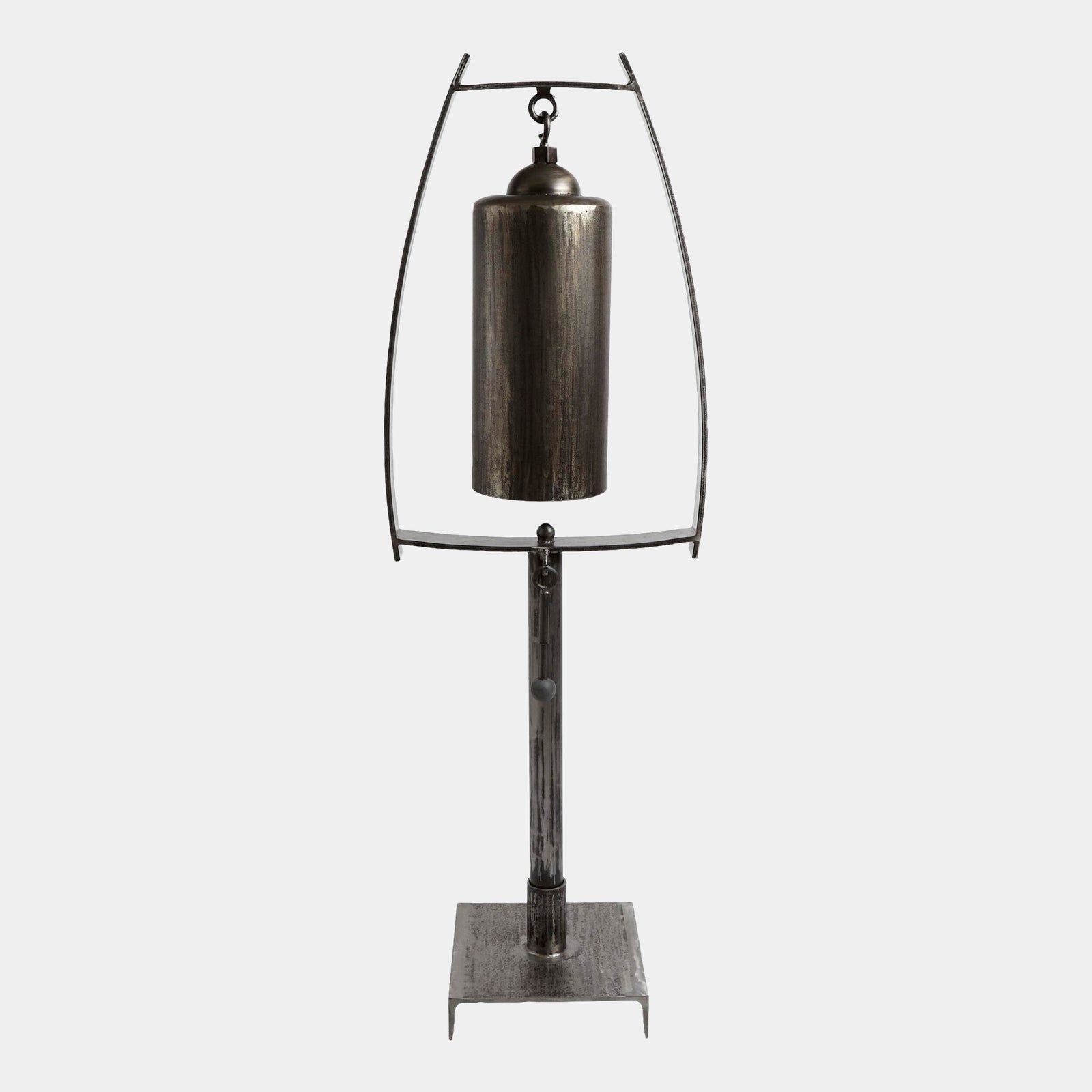 Spring Top Sound Sculpture-Natural Iron