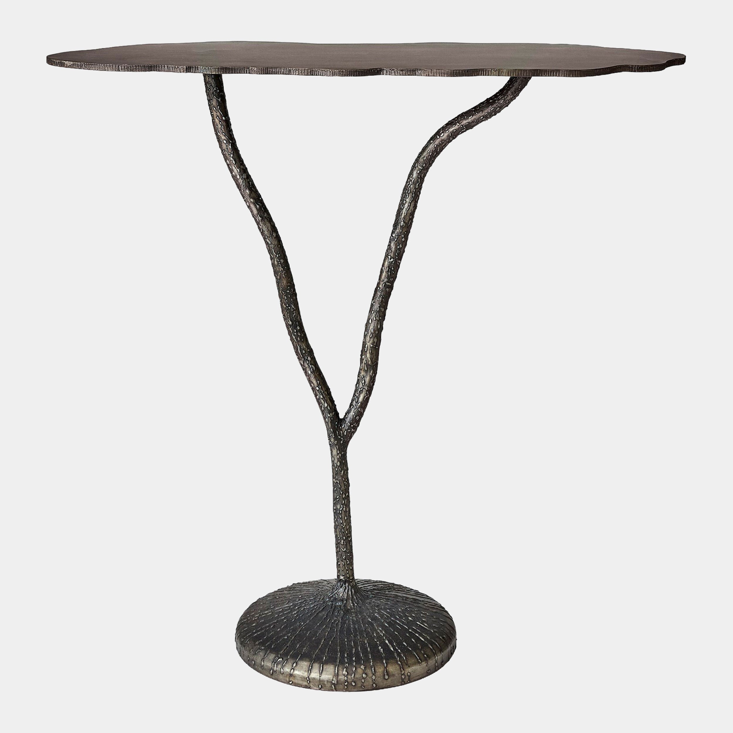 Forest Blossom Console-Natural Iron