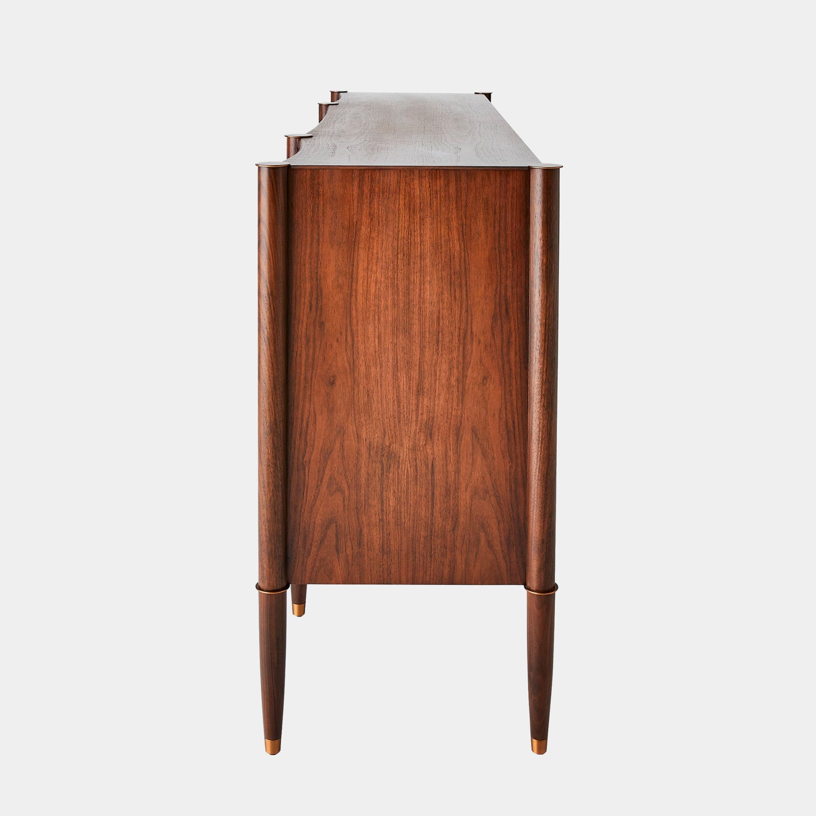 Triple Curve Cabinet-Walnut