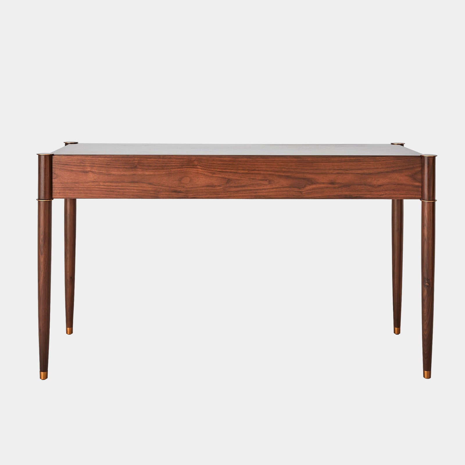 Triple Curve Desk-Walnut