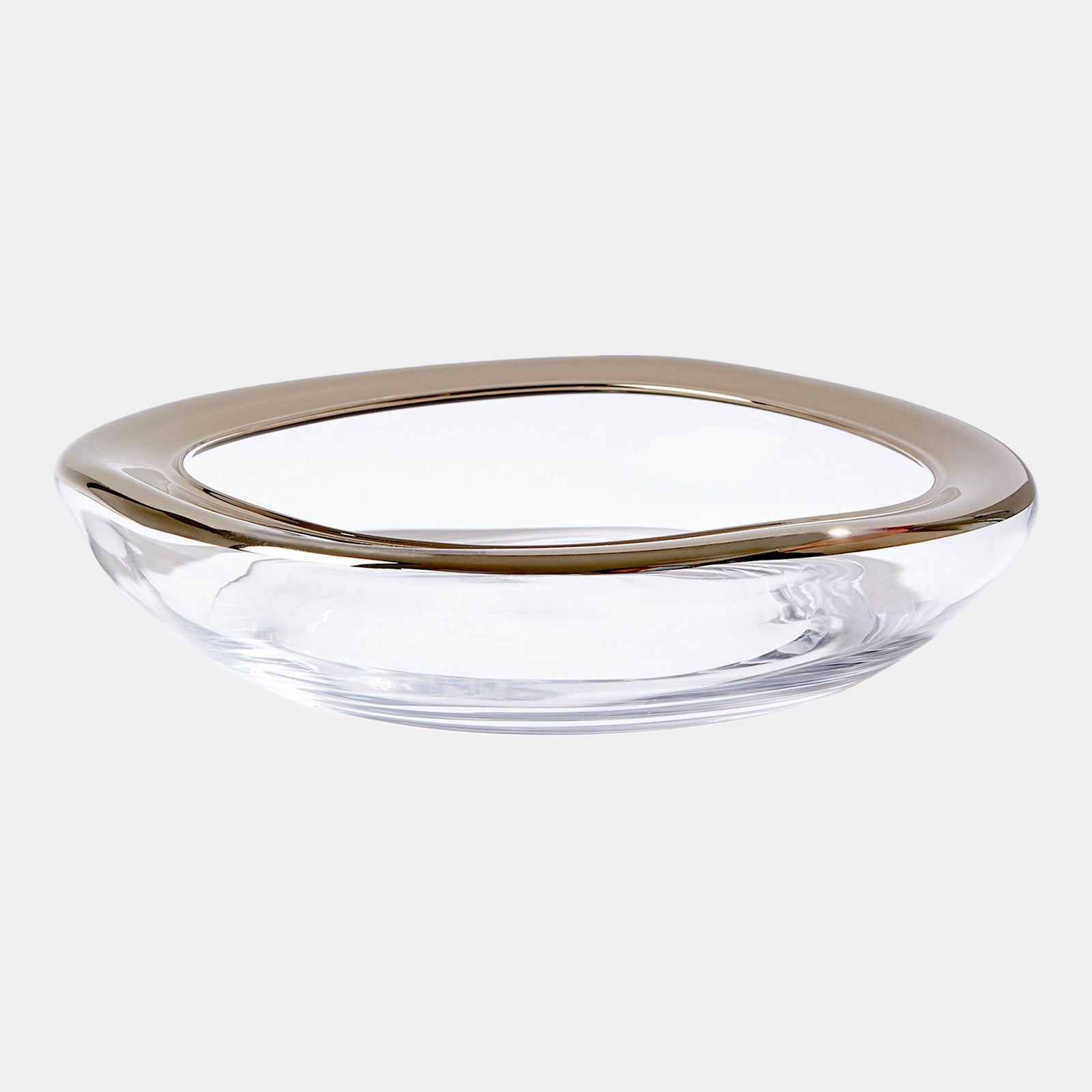 Harper Organic Formed Bowl-Platinum Rim