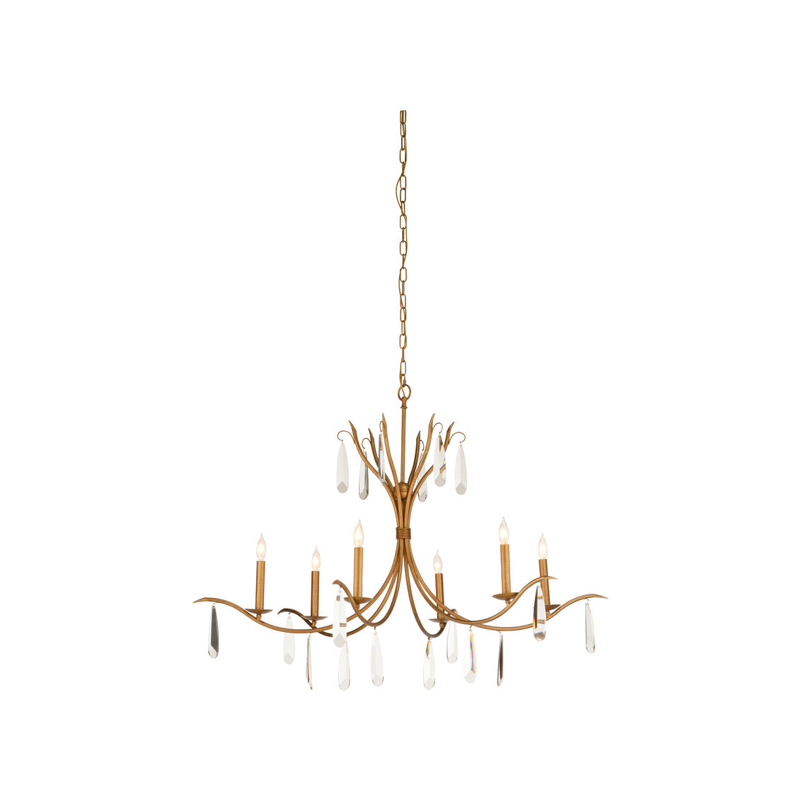 Giulia Chandelier in 34 / Iron - Chelsea House