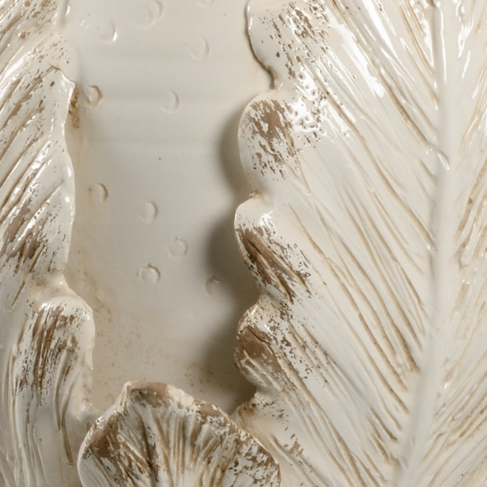 Small Cream Artichoke Lamp in 31 / Ceramic/Porcelain - Chelsea House