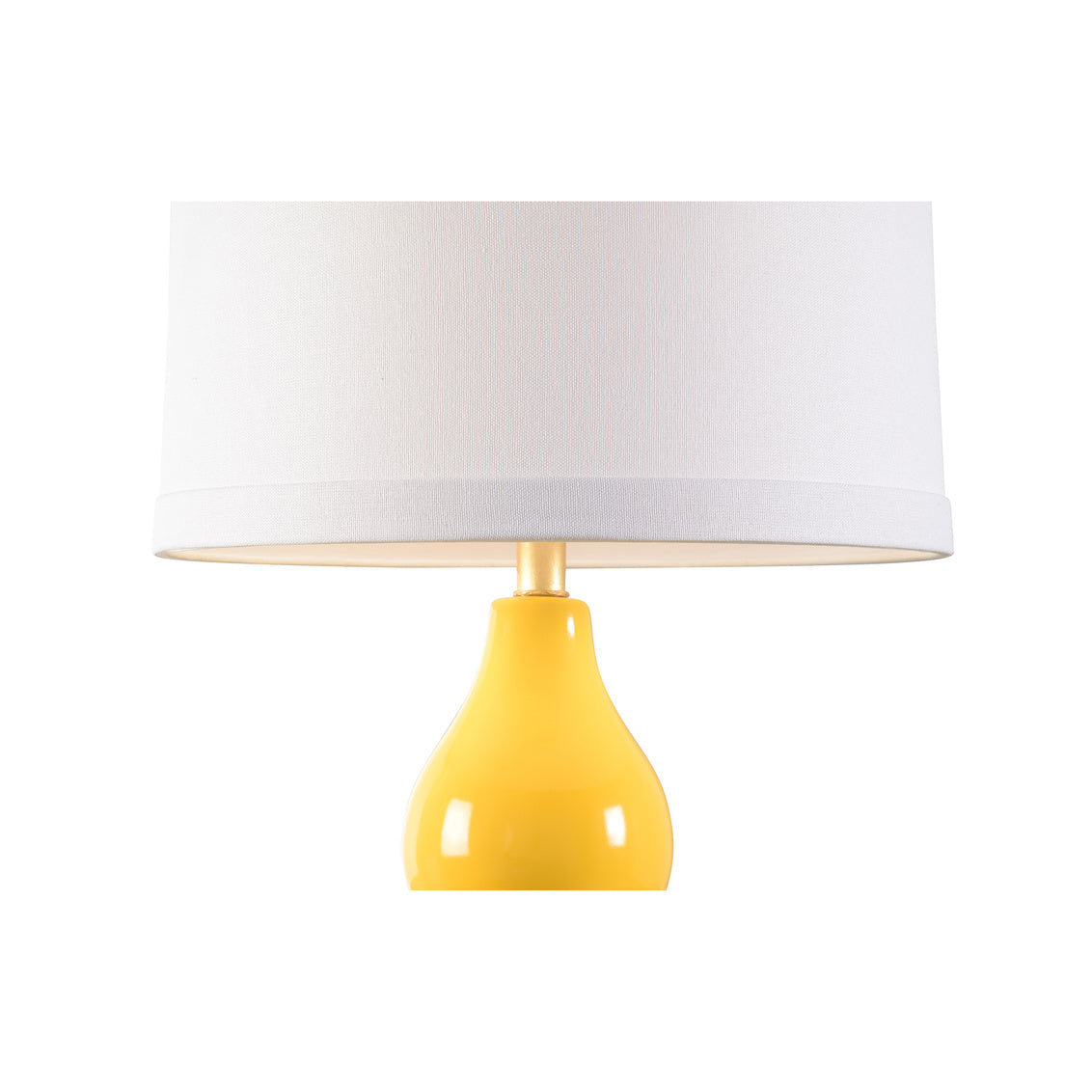 Gourd Lamp - Yellow in 27 / Ceramic/Porcelain - Chelsea House