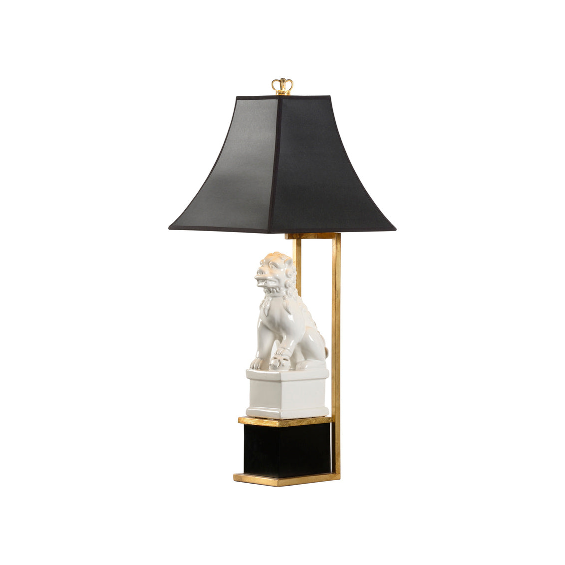 Chinese Dog Lamp in 29.5 / Ceramic/Porcelain - Chelsea House