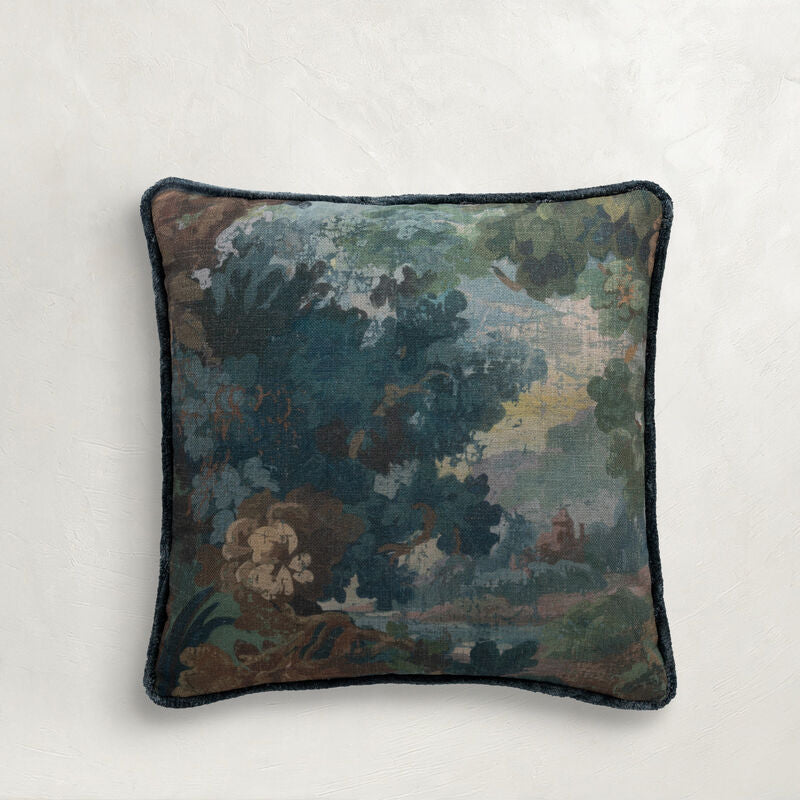 Tapestry Blue Poly 22x22