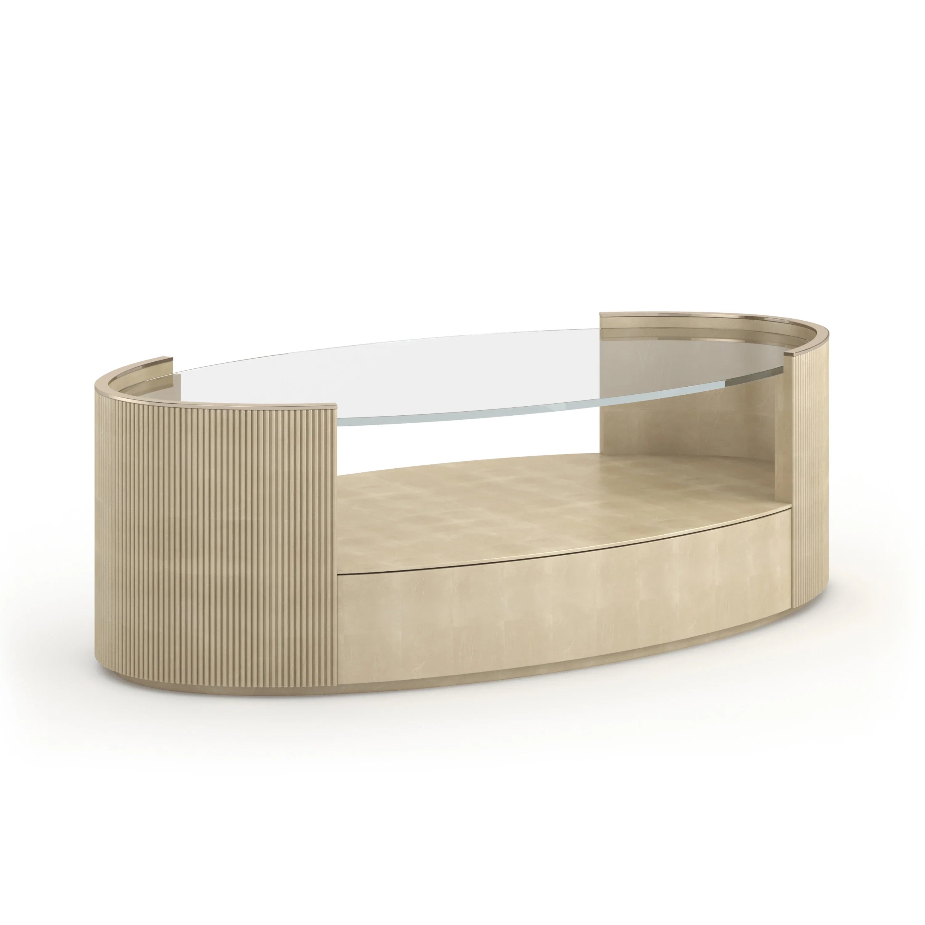 Love Oval Cocktail Table - Oracle – Cocktail Tables by Caracole | Sutter & Vale