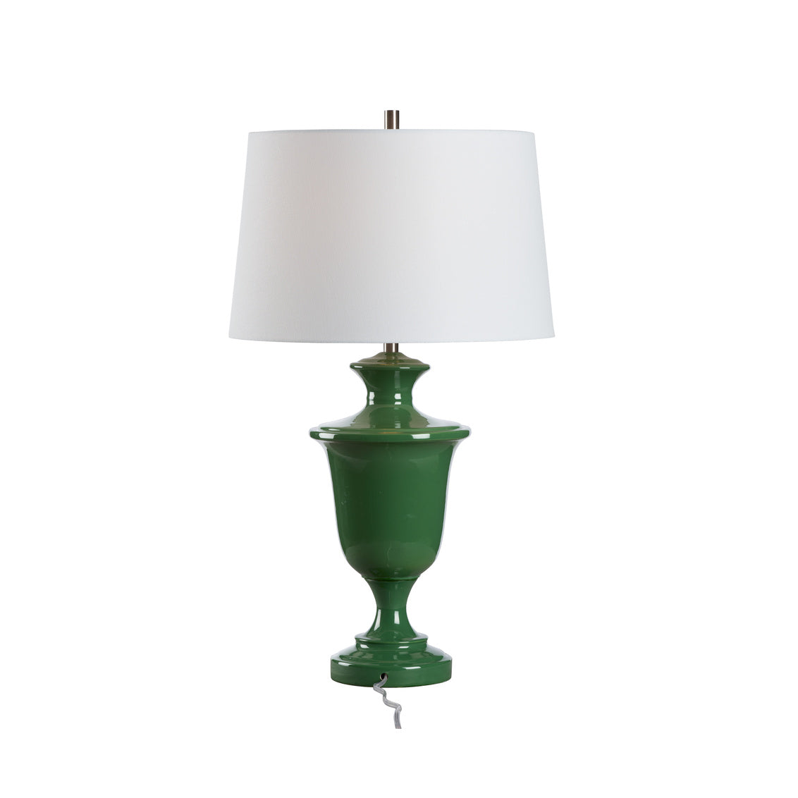 Kilnbourne Lamp - Green in 28 / Ceramic/Porcelain - Chelsea House