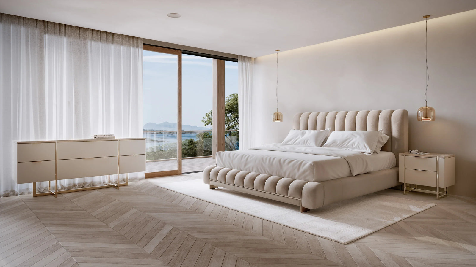 Well Balanced Kg Bed Ecru