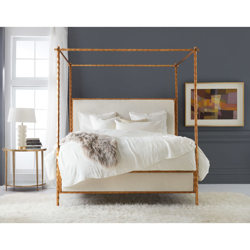 Organic Bed-Gold Leaf-Queen