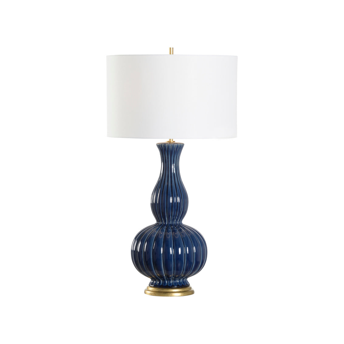 Augusta Lamp - Blue in 34 / Ceramic/Porcelain - Chelsea House