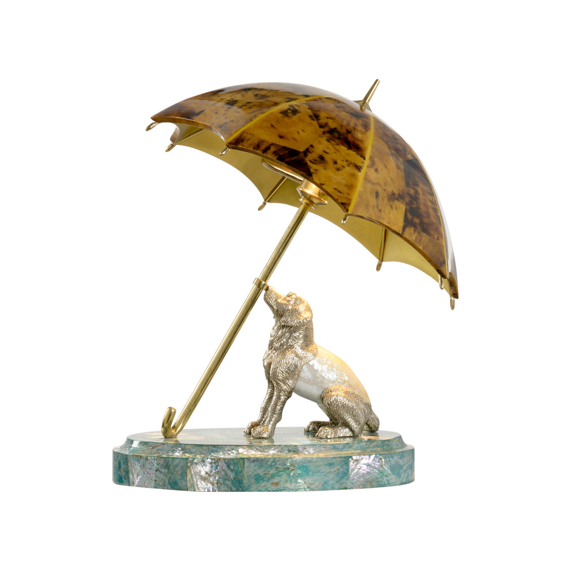 Dog And Umbrella Lamp in 14 / Wood - Chelsea House