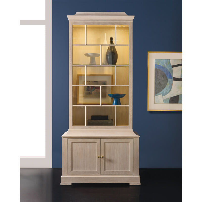 Washed Oak Bookcase
