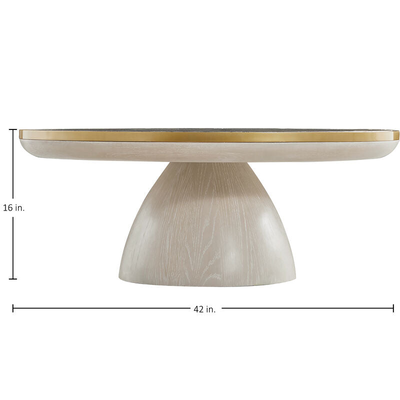 Cain Coffee Table - White