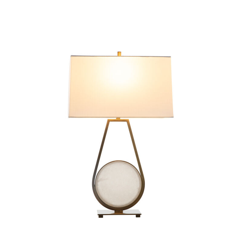 Emerald Table Lamp -White