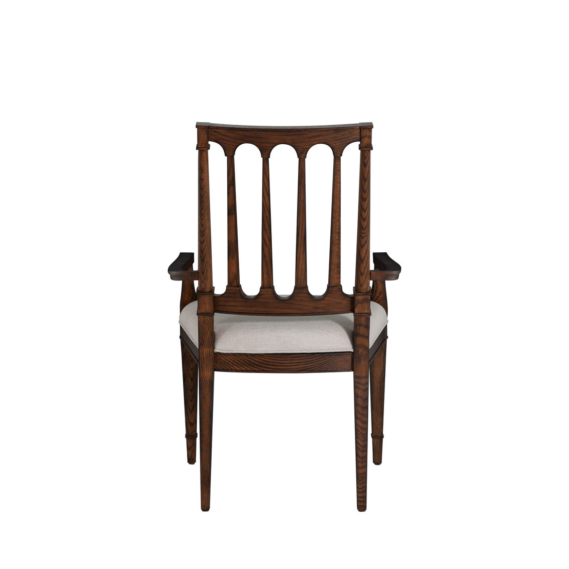 Mathis Dining Arm Chair - Rustic Antique Oak