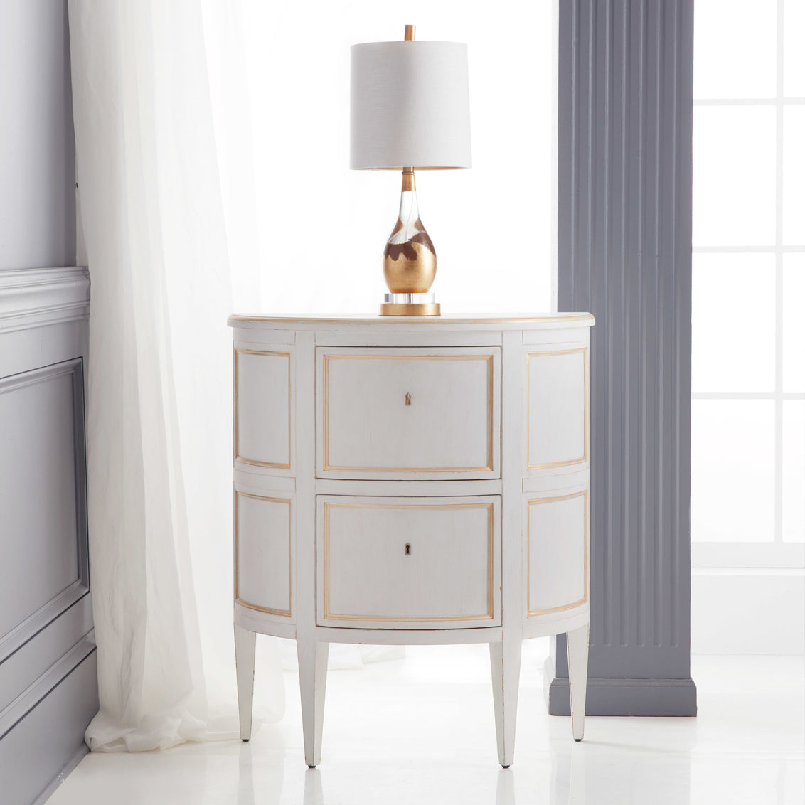 Covington Demilune – Accent Tables by Modern History | Sutter & Vale