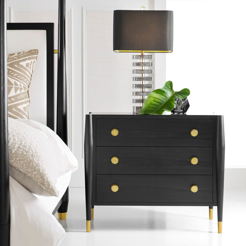 Concourde Bedside Chest-Ebony