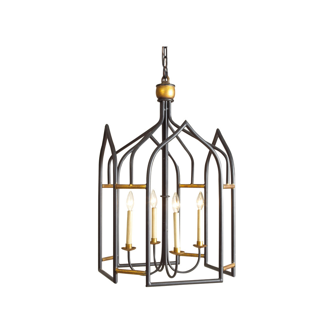 Seville Lantern - Black/Gold