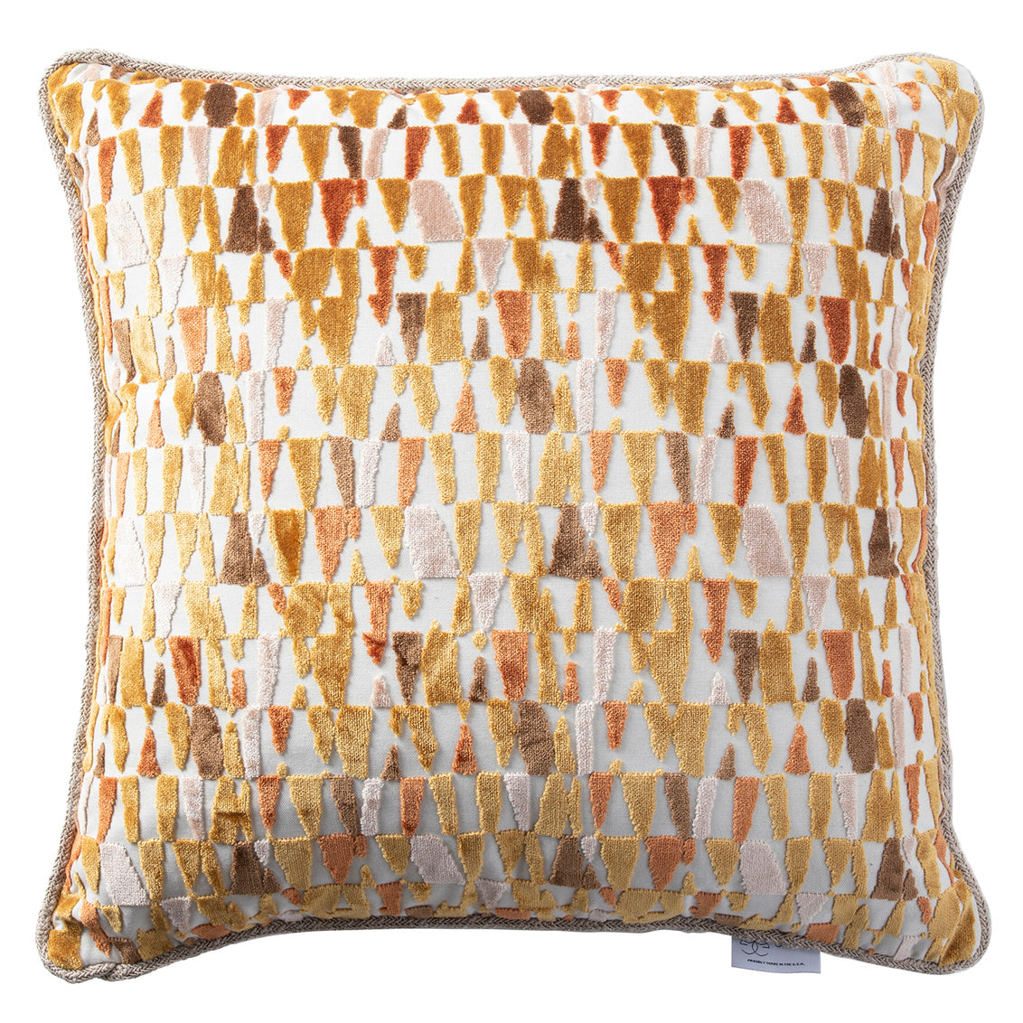 Mosaic Desert Feather 22x22