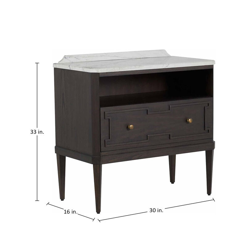 Glenwood Nightstand - Black